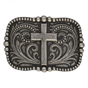 Montana Silversmiths Cross Over Pinpoint Filigree Classic Attitude Buckle (A435)